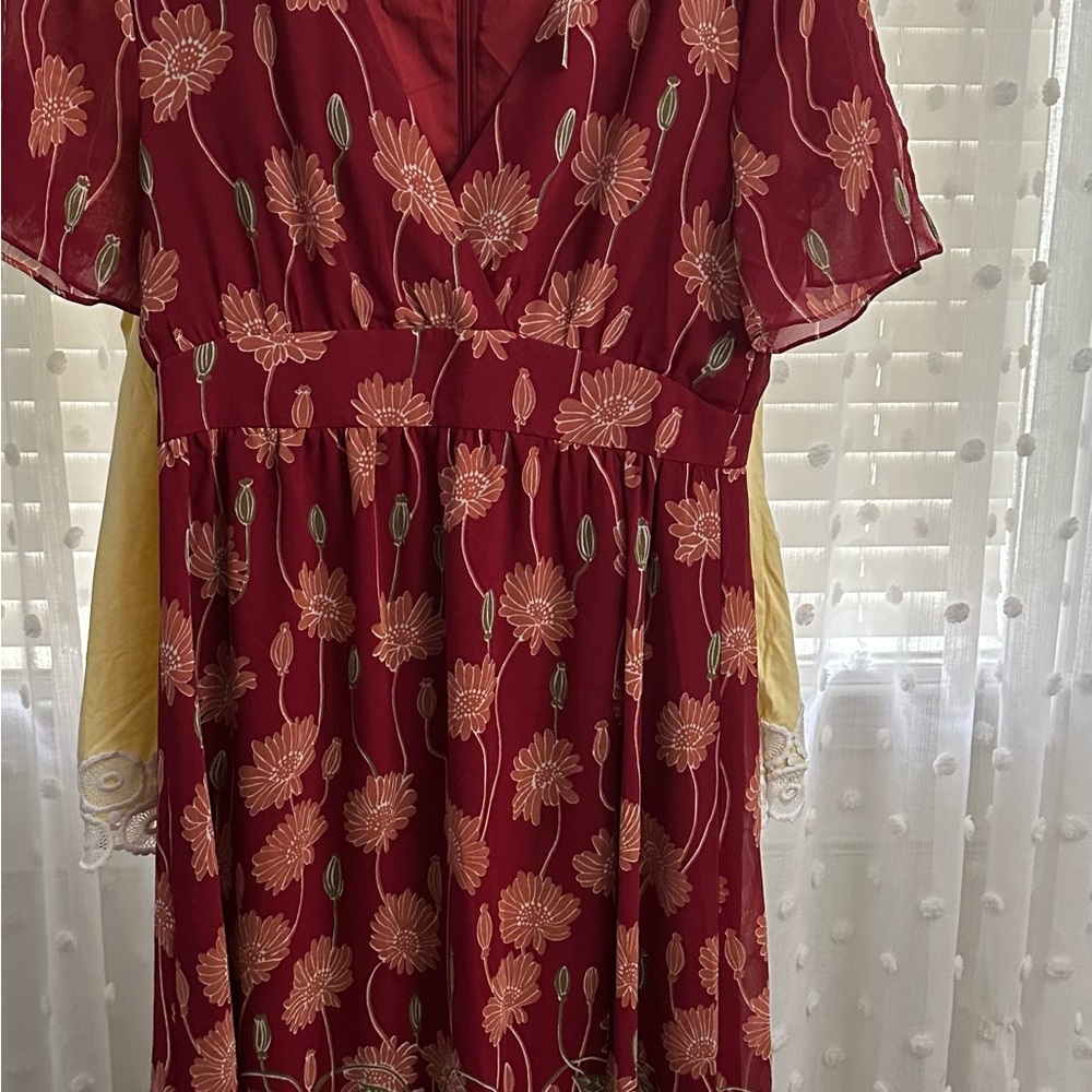 Madewell Tulip Sleeve Maxi Dress